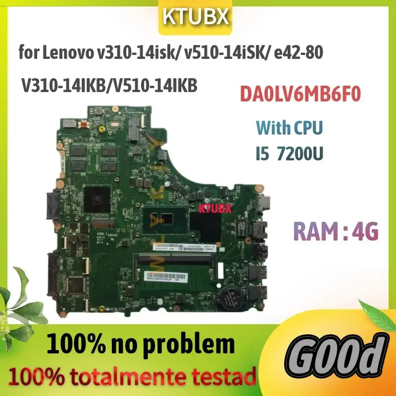 Lenovo V310-14ISK V310-14IKB V510-14IKB Ʈ   DA0LV6MB6F0  CPU I5 7200U RAM 4GB